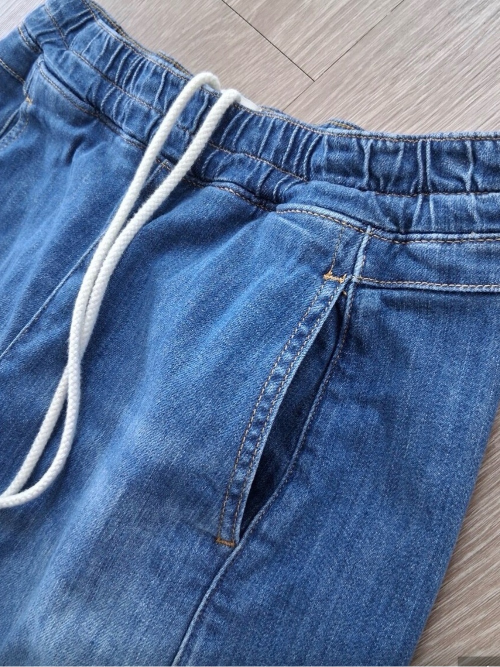 Pilcro The Izzie Wide-Leg Women's Jeans in Medium Blue size xs - Picture 8 of 12